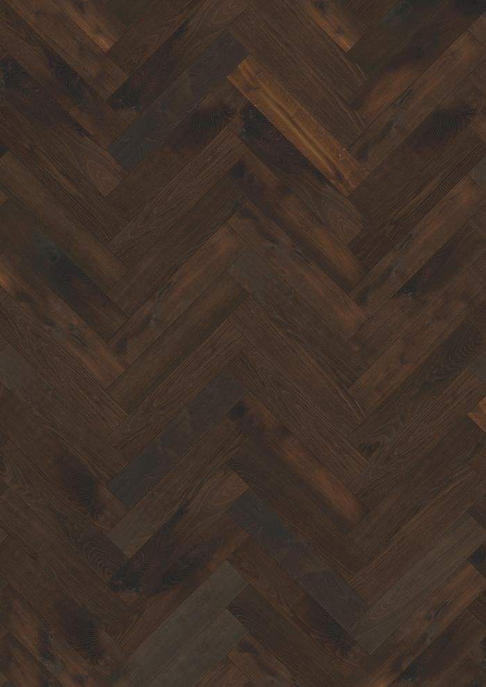 OAK HERRINGBONE CD SMOKED DARK